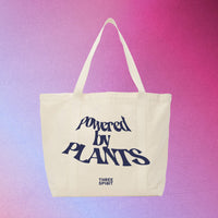 'Powered by Plants' Tote Bag